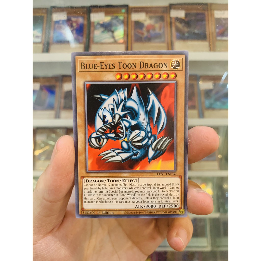 Thẻ Bài Lẻ YugiOh! Mã LDS1-EN056 - Blue-Eyes Toon Dragon - Common - 1st Edition