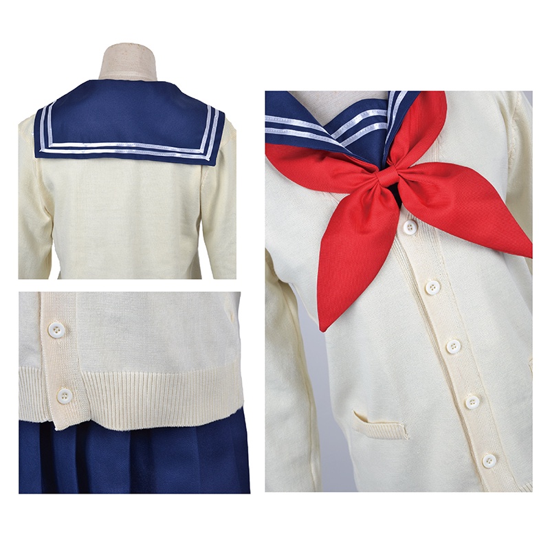 Carton My Hero Academia Toga Himiko Cosplay Costume Wig Halloween Carnival Comic Con Jk Uniform Wig Female