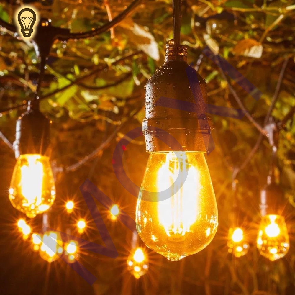 【Combo 10 Bóng} ĐÈN LED Edison sợi đốt S14 3W - Màu Vàng Vintage [MUA LẺ GIÁ SỈ] trang trí DECOR nhà shop quán ăn