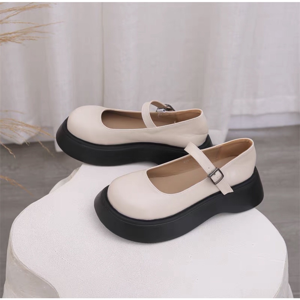 Giày ulzang nữ Lolita Super, Chất liệu da mềm, đi êm chân. Kiểu dáng trẻ trung, năng động
