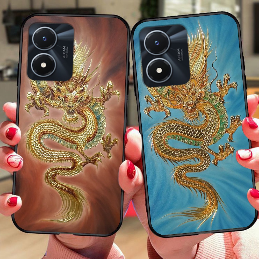 Ốp lưng điện thoại vivo y02s / y01 bộ hình bọ cạp rồng phong cách nam