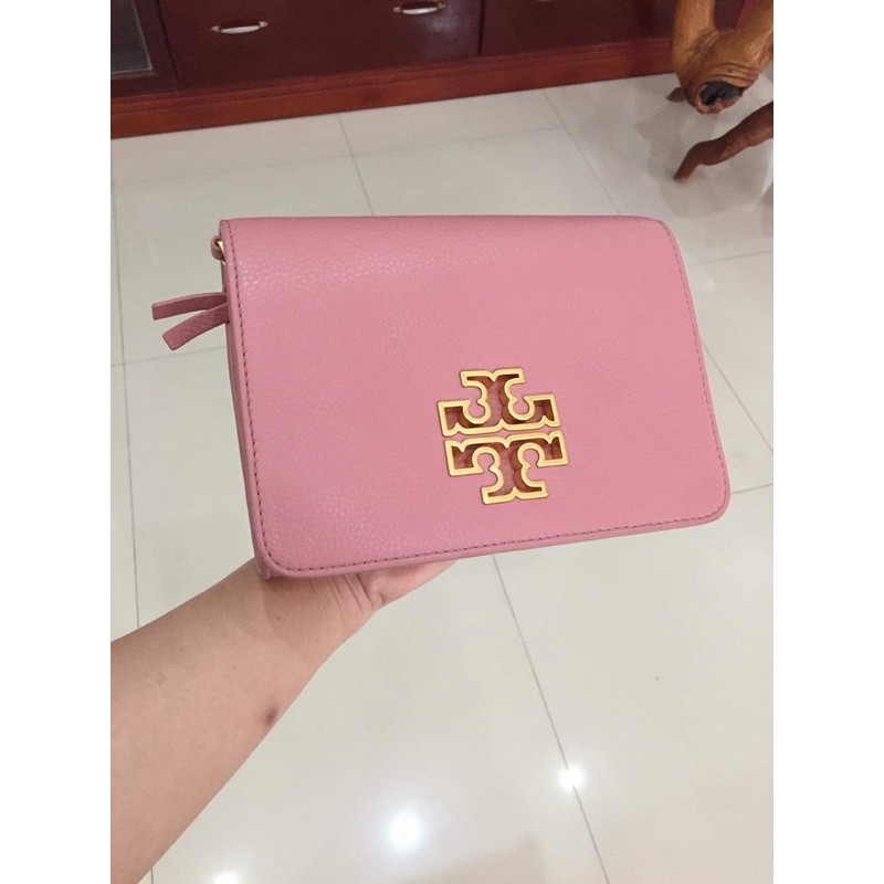 Túi Tory Burch hồng siêu đẹp AUTHENTIC