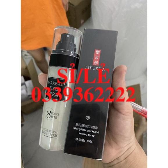 [ CHÍNH HÃNG ] Xịt khóa trang điểm cố định lớp make up Star Flash Spray 8 Hours Wear 100ML Sena Beauty