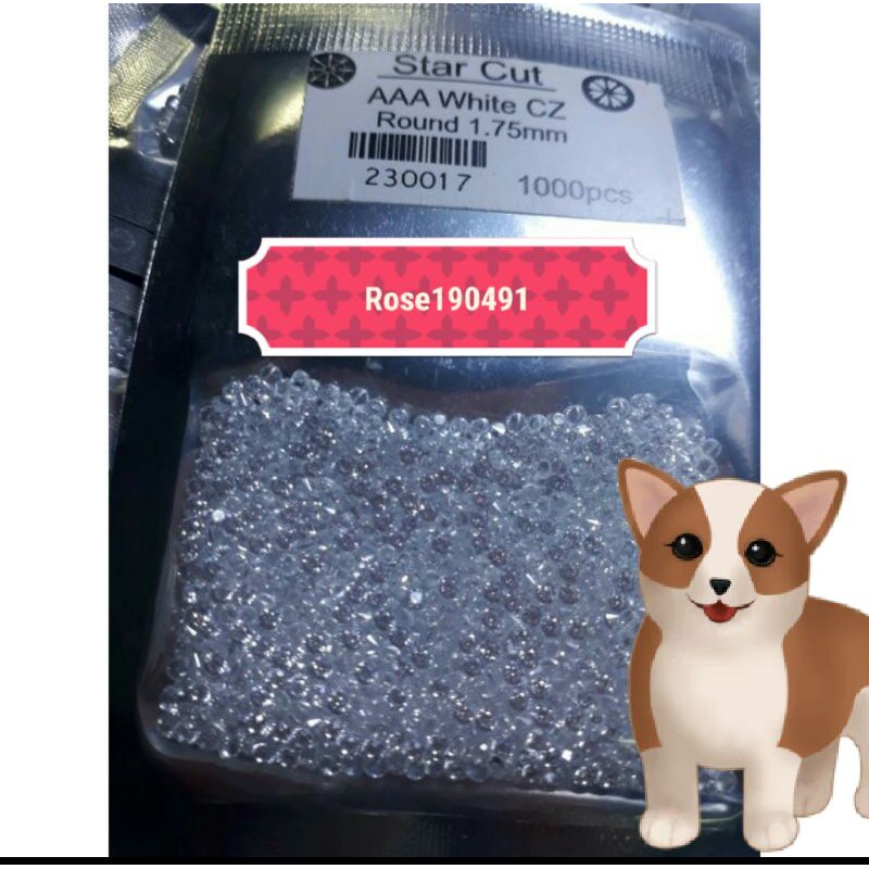 Combo 50 viên đá 1.8 đá nữ trang cao cấp cubic zirconia