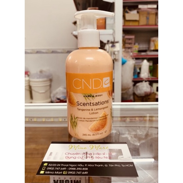 Kem dữơng CND Scentsations Lotion Hand &amp; Body 245ml(8.3oz)