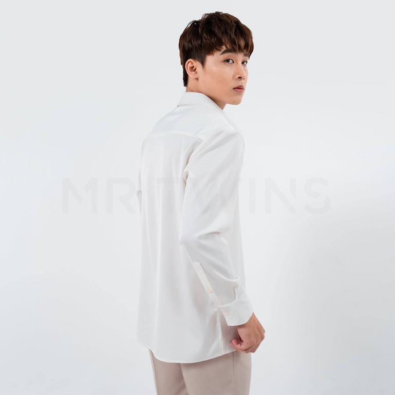 Áo Sơ Mi Nam Dài Tay Màu Trắng Phối  Zigzag Thương Hiệu MrTwins® | BigBuy360 - bigbuy360.vn