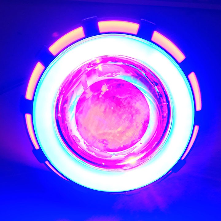 ĐÈN PHA LED BI CẦU VIỀN XANH