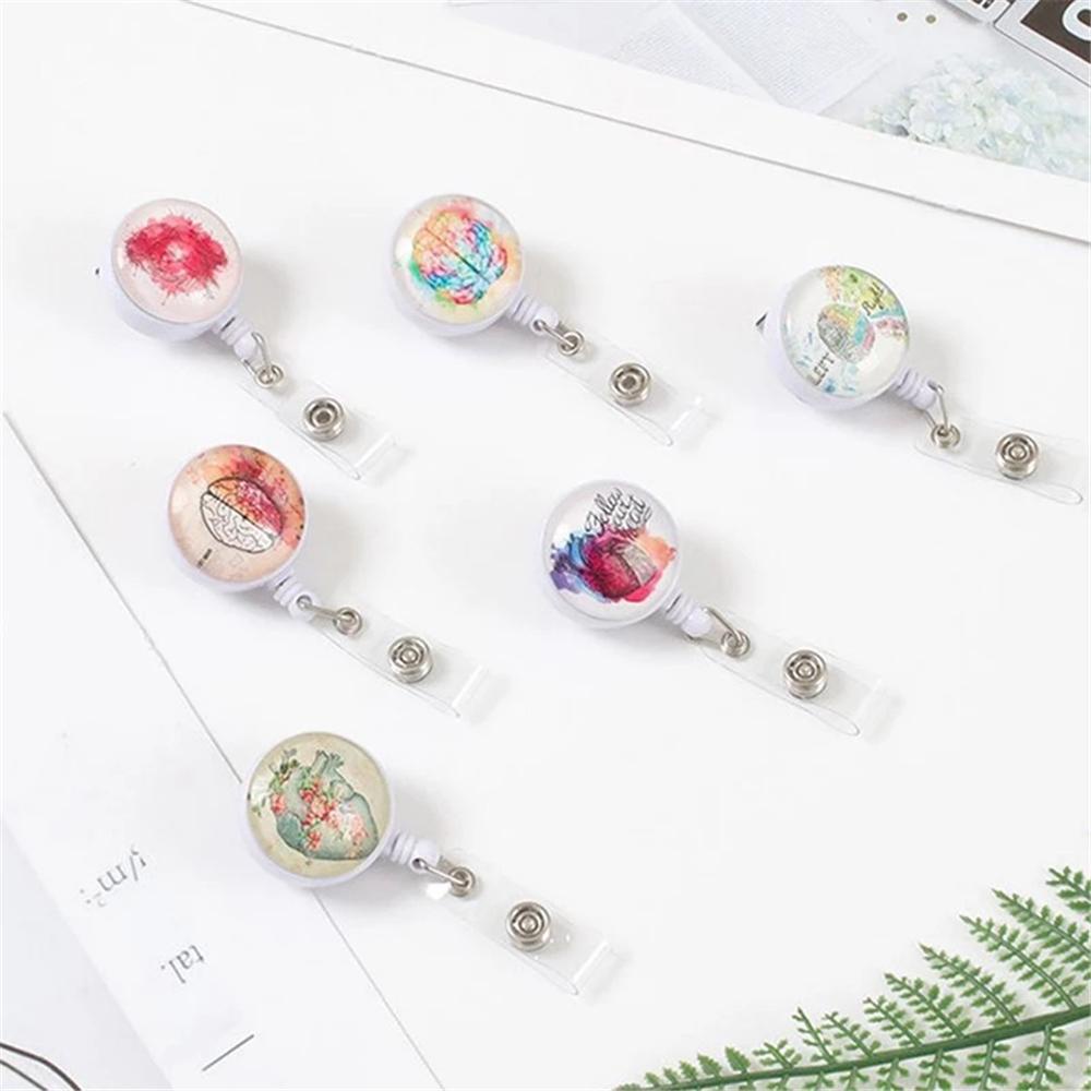 NORMAN Móc Khóa Kẹp Giữ Thẻ Tên / Thẻ ID Tiện Dụng