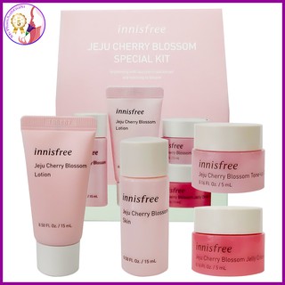 Set kit innisfree hoa anh đào dưỡng ẩm trắng da hàn quốc