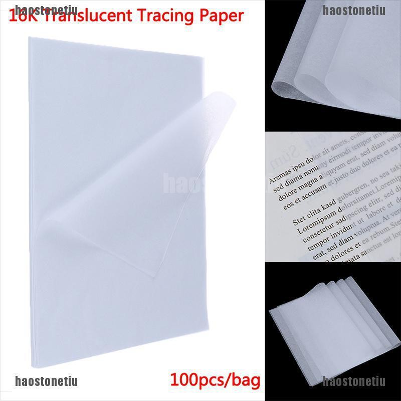 Set 100 Giấy Mờ Dùng Vẽ Thư Pháp Tiện Dụng