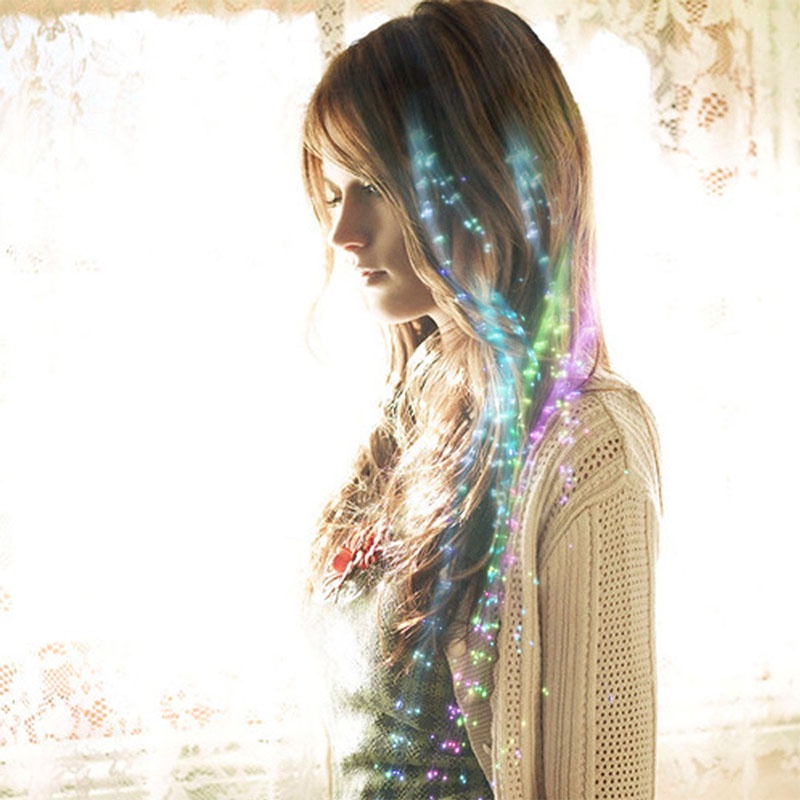 Tóc giả có đèn LED phát sáng , Hóa Trang Dành Cho Halloween, Giáng Sinh, Trung Thu, Tiệc tùng , đèn trung thu