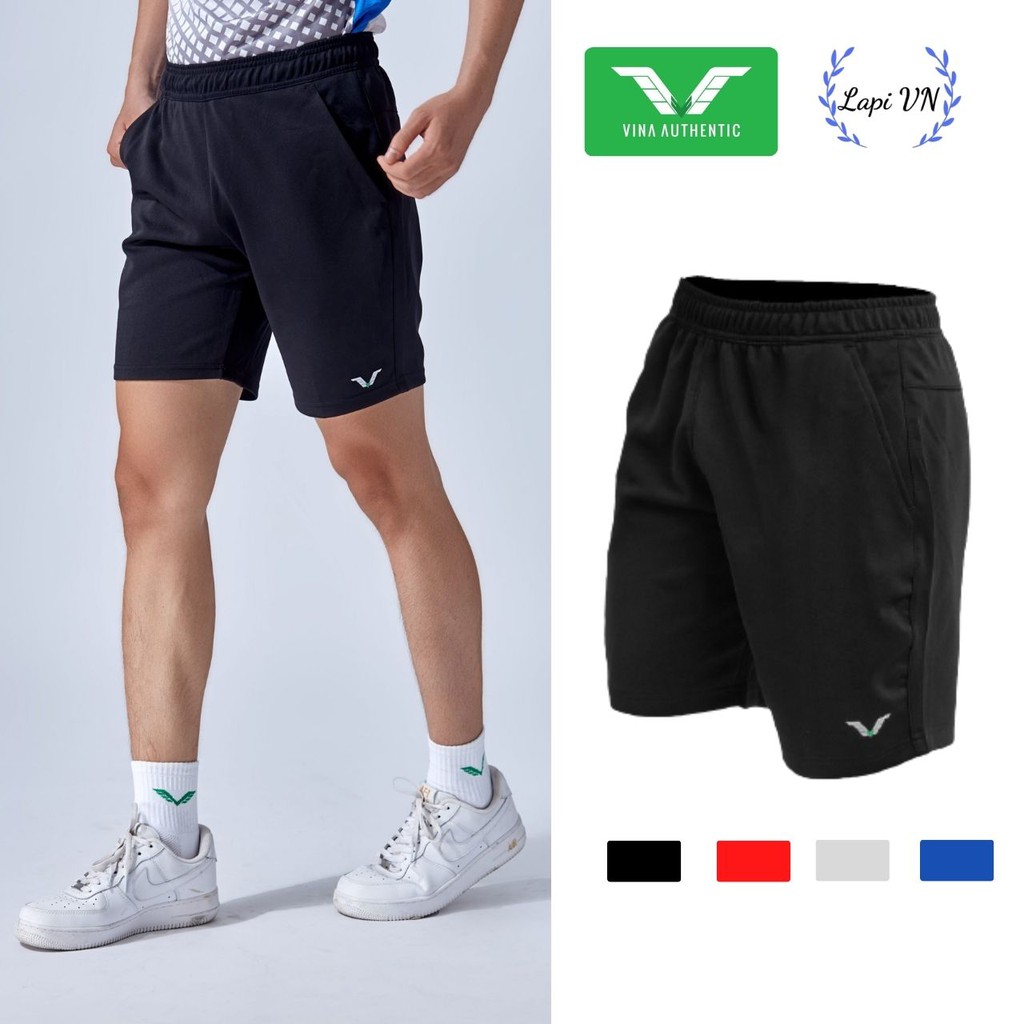 Quần Thể Thao Nam QVN01 Vina Sport, Quần Tập Gym Tennis , Chất Thun Thấm Hút Mồ Hôi, Thoáng Mát, Full Size- Lapi VN