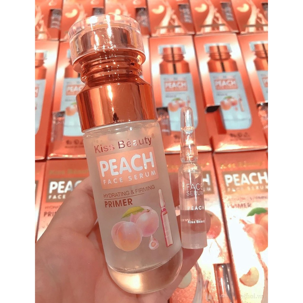 Kem lót dưỡng ẩm làm săn chắc tạo độ bóng Peach kissbeauty