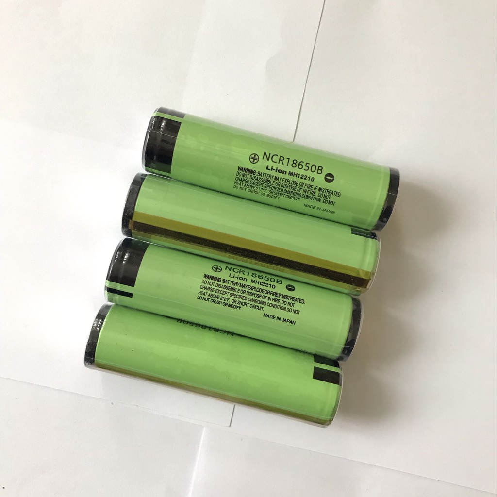 Pin Panasonic 3400mAh - Xả 3A, NCR18650B Li-Ion 3.7V, Dùng Cho Pin Sạc Dự Phòng, Pin Laptop, Micro, Đèn Pin