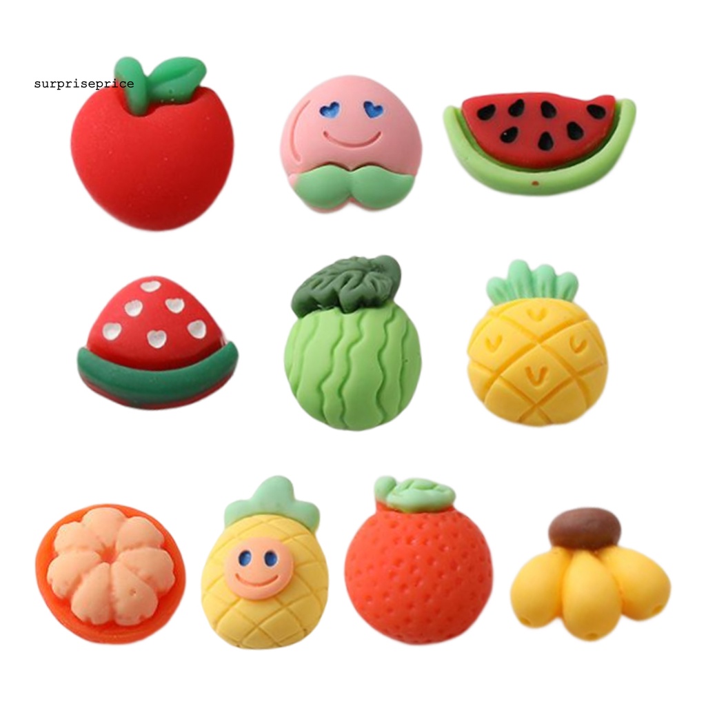 Set 10 Kẹp Tóc Hình Trái Cây Hoạt Hình Đáng Yêu