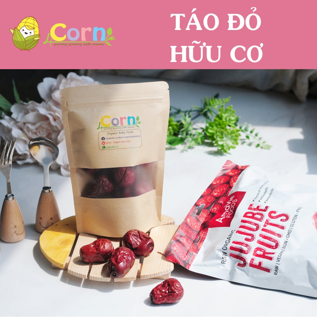 TÁO ĐỎ hữu cơ Ama Vie Foods - Cho bé 7m+