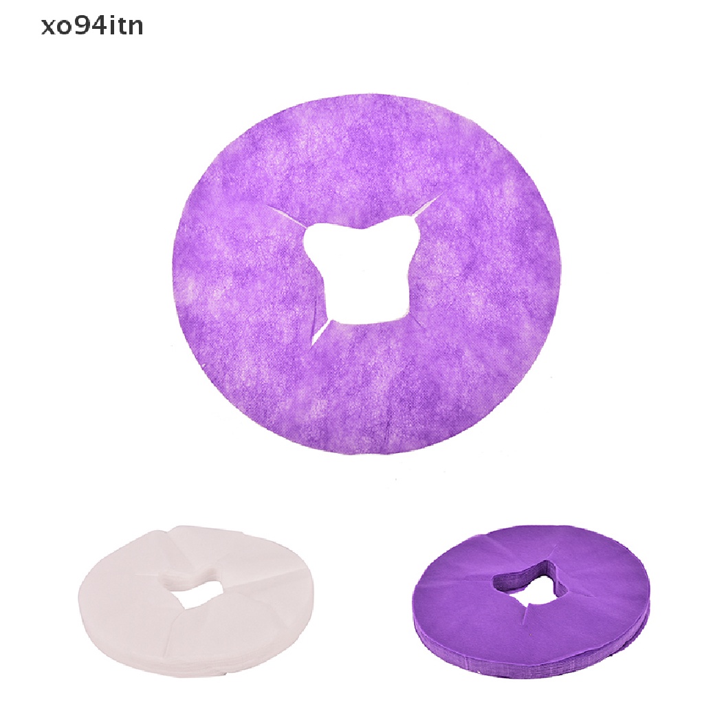 [Hàng mới về] Set 100 miếng đệm che mặt mềm trọng lượng nhẹ dùng một lần cho spa/ giường mát xa