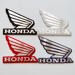 [Giá 1 cặp] Tem decal nhôm hình cánh chim Honda dán trang trí xe máy, có 4 màu lựa chọn