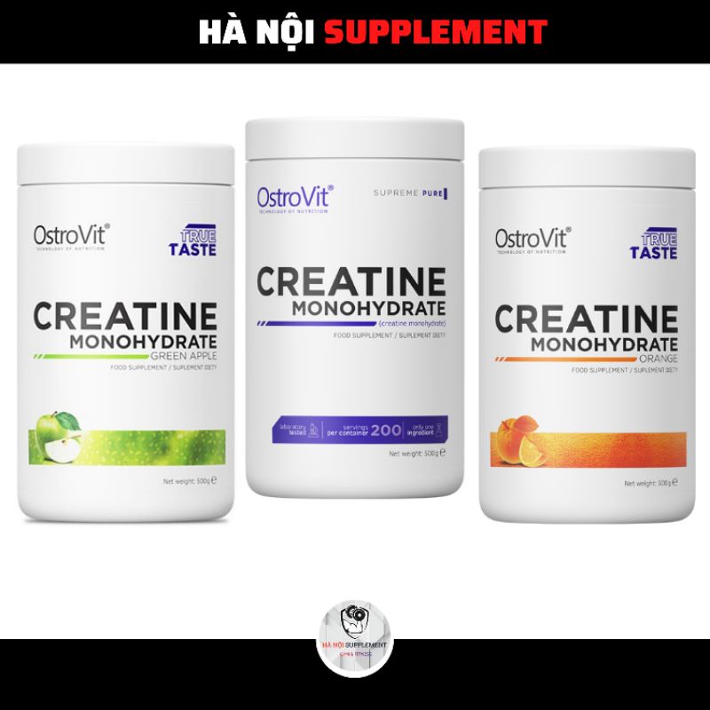 CREATINE - TĂNG SỨC MẠNH CƠ BẮP, BỔ SUNG CỦA OSTROVIT (300g/500g) - SCITEC (300G)  Hà Nội Supplement