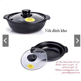 Nồi đất đỉnh cạn số 7,số 8, siêu dày, bền, tráng men cao cấp