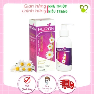 Peron - Dung dịch vệ sinh phụ nữ nhập khẩu Châu Âu, Thơm, Sạch, Giữ ẩm, Ngừa viêm nhiễm phụ khoa