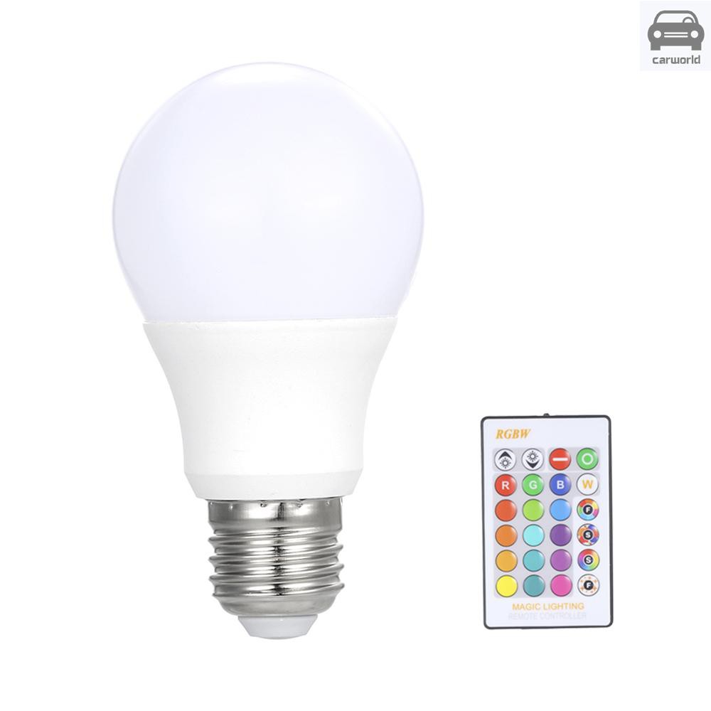 Bóng Đèn LED RGB 3W / 5W / 10W / 15W E27 nhiều màu điều khiển từ xa