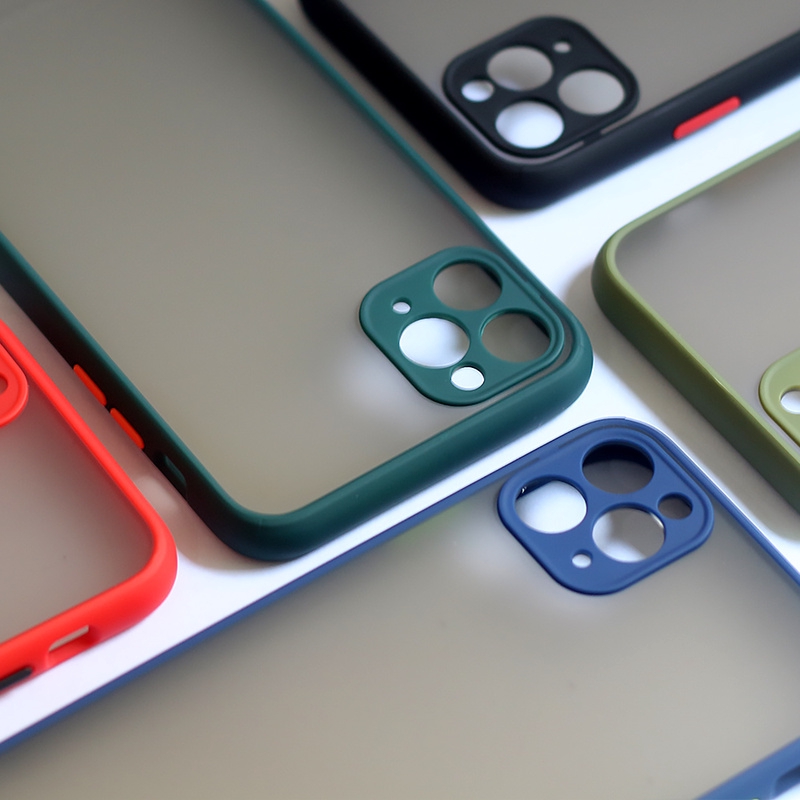 [Ready Stock]Soft Border Skin-friendly Shockproof Phone Case IPhone 11 Pro Max X Xs Max XR 6 6s 7 8 Plus Transparent Matte Hard Back Cover Case | BigBuy360 - bigbuy360.vn