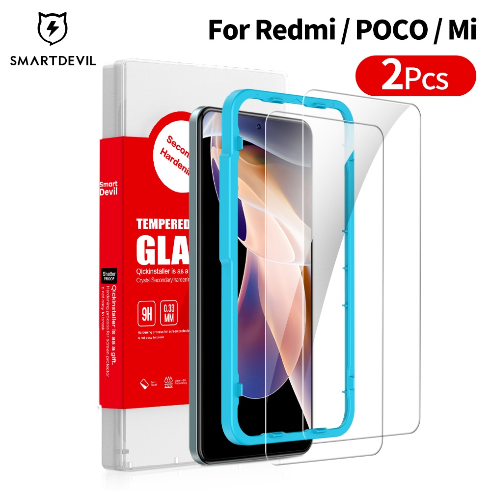 SmartDevil Ốp Điện Thoại Kính Cường Lực Cho xiaomi redmi note 11 pro / poco f4 gt / poco m4 pro / redmi note 11s / redmi k50 pro