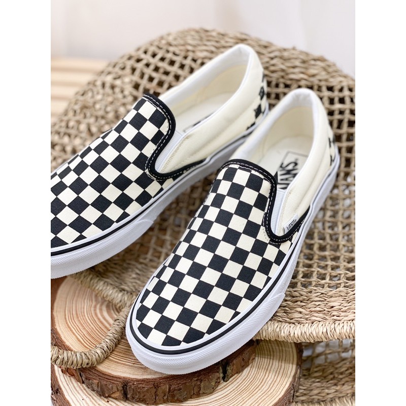 Vans caro slip on, giày vans caro nam nữ CHÍNH HÃNG cao cấp Full box