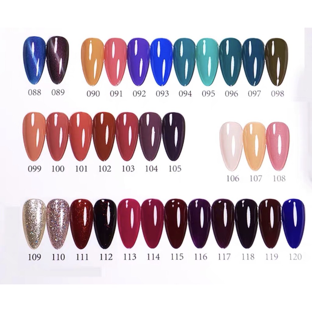 Bán Bảng Màu Sơn Gel VANDONNIE [ CHỈ BẢNG MÀU KHÔNG KÈM SƠN ]