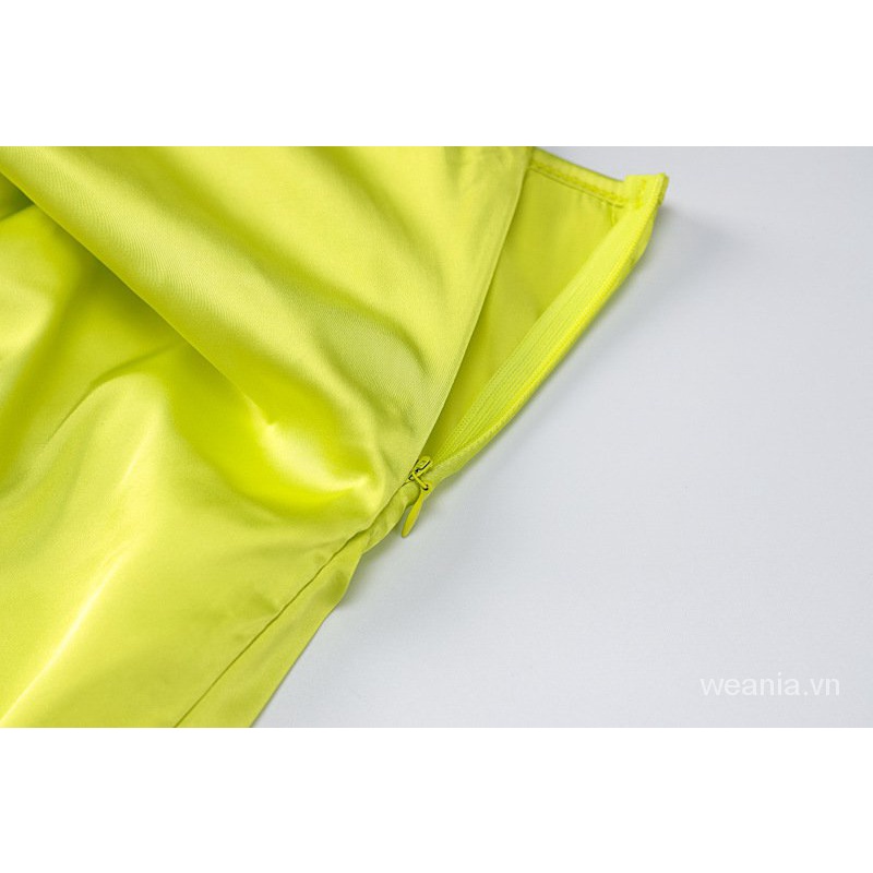 Đầm hai dây màu trơn hở lưng thời trang cho nữ