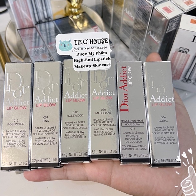 SON DƯỠNG DIOR LIP GLOW FULLBOX/ UNBOX MÀU 001-004-006-007-012-015-020.