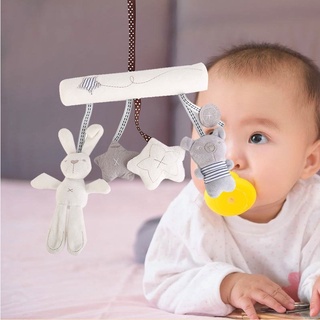 Treo nôi cũi, xe đẩy thỏ gấu bông cho bé
