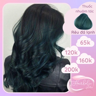 Thuốc nhuộm tóc màu rêu đá lạnh - thuốc nhuộm tóc tại nhà, màu nhuộm tóc rêu đá lạnh hairholic bền màu, khó phai