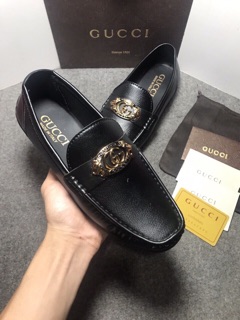Giày lười GG da mềm êm chân