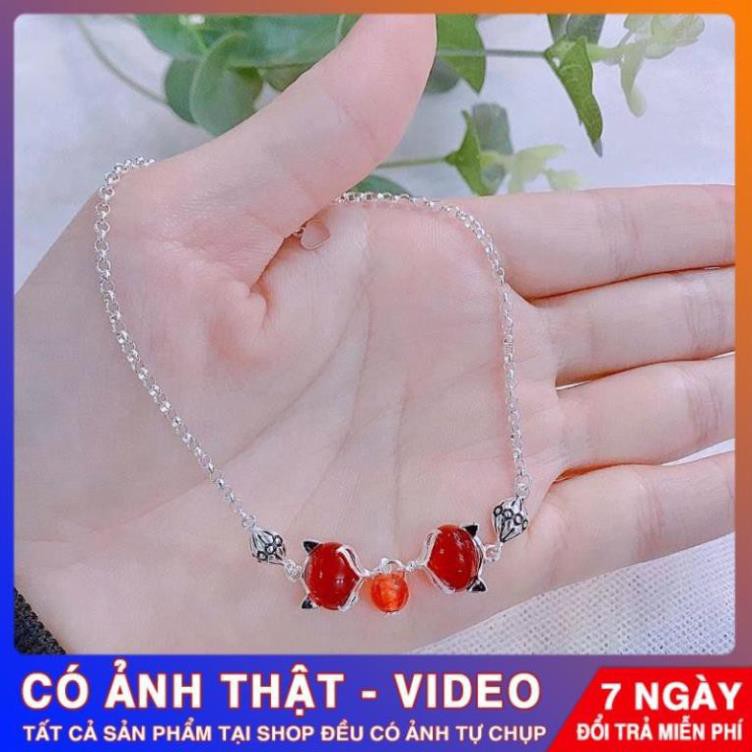 Lắc chân❤️Lắc chân bạc❤️Lắc chân hồ ly may mắn❤️ [Cam kết vàng bạc chuẩn, giá xưởng, bảo hành trọn  đời]