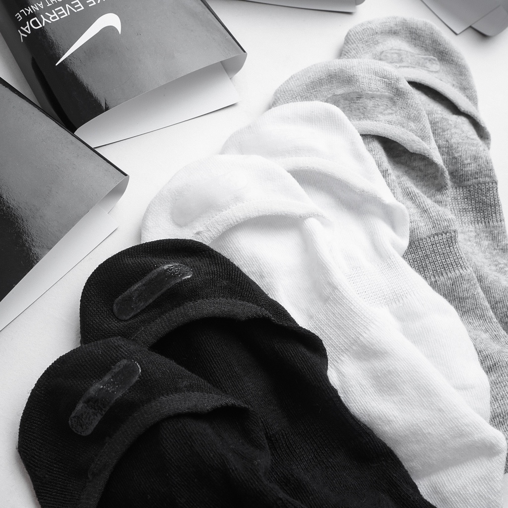 1 Đôi Tất Vớ hài Nam Nữ 𝐍𝐢𝐤𝐞 có đệm silicone, Vớ tàng hình