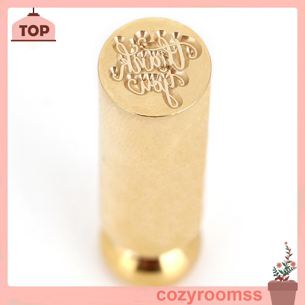 Sáp Thank You Wax Seal Stamp Fire Painting DIY Scrapbooking Envelope Wedding