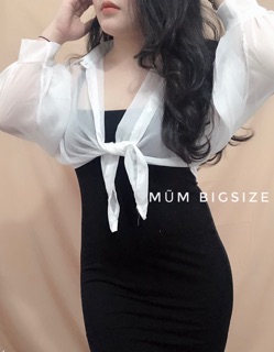 ĐẦM 2 DÂY KÈM ÁO BUỘC EO
