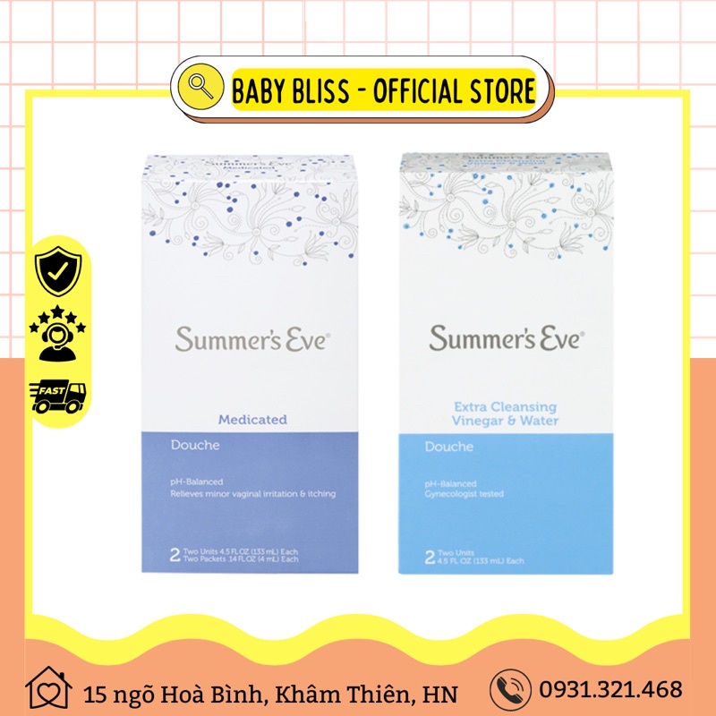 Dung dịch thụt rửa sâu Summer’s Eve tách set