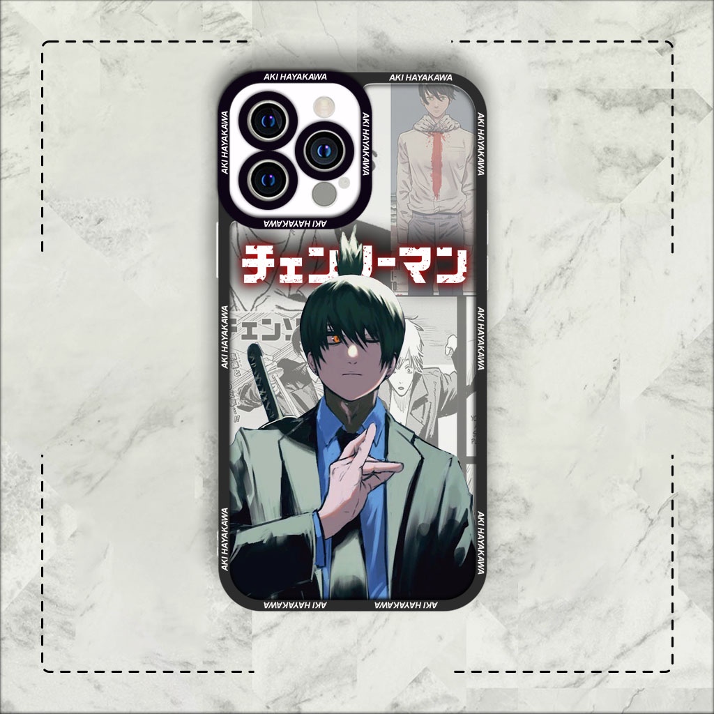 Ốp lưng iphone cạnh vuông JMCase Hayakawa Chainsaw Man 6plus/6s/6splus/7/7plus/8/8plus/x/xs/11/12/pro/max/plus/promax