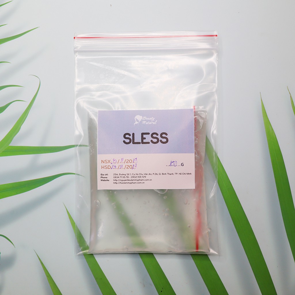 SLES (Sodium laureth sulfate) _Nguyên liệu làm mỹ phẩm (100g)