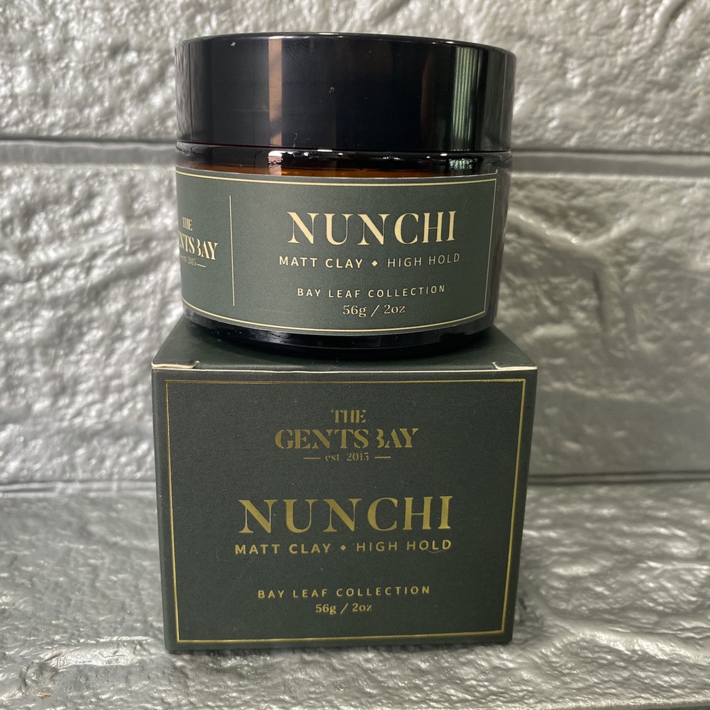 {Siêu rẻ} {Chính hãng} Sáp vuốt tóc The Gents Bay NUNCHI Matte Clay - 56gr