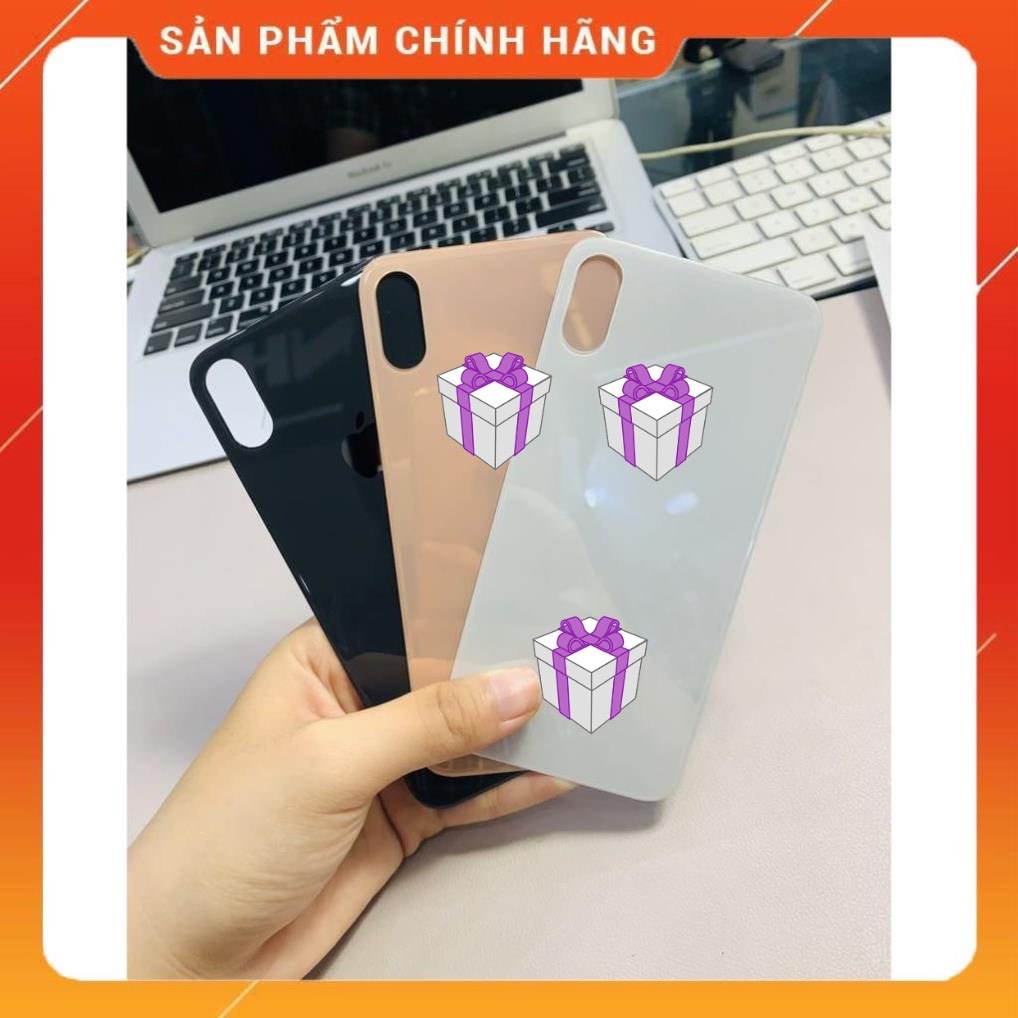 MIẾNG DÁN Kính cường lực lưng mặt sau ĐỔI MÀU THEO MÁY iPho X XS ( Không cần tách viền Camera ) , trong suốt