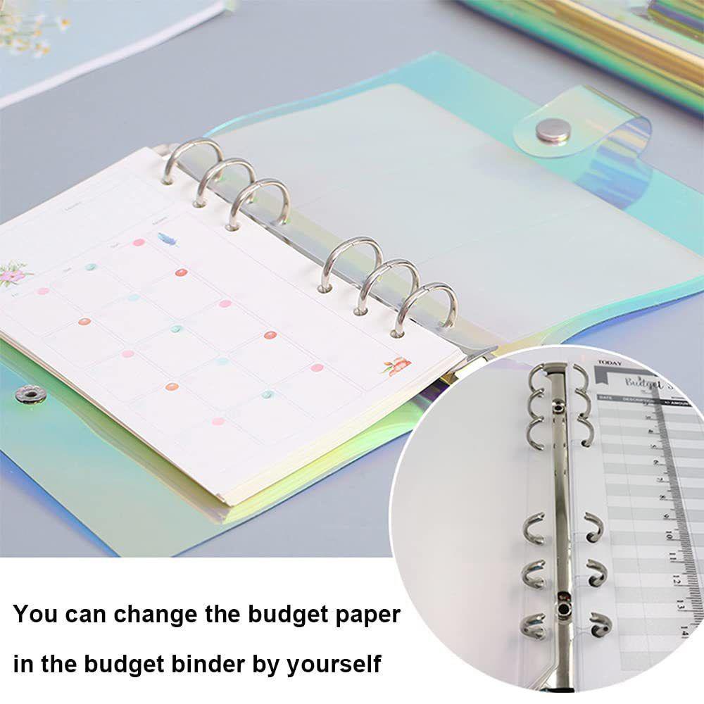 LAKAMIER Bìa Đựng Tài Liệu Khổ A6 Bằng PVC Tiện Dụng