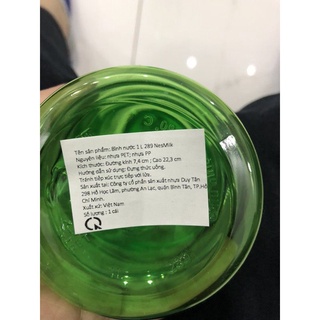 BÌNH NƯỚC NHỰA 1 LÍT HKM MILO