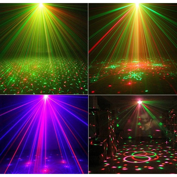 Đèn led xoay 7 màu vũ trường nháy chớp theo nhạc bay phòng sân khấu cảm ứng nhạc