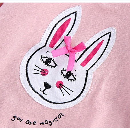 Mã C1013 áo dài tay da cá hình thỏ Bunny xinh yêu của Little Maven cho bé gái