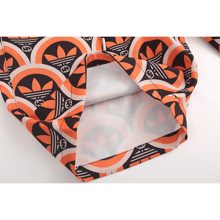 G &amp; U - - - Quần Short In logo Cỏ Ba Lá Cổ Điển Thời Trang Bắt Mắt Giản Dị