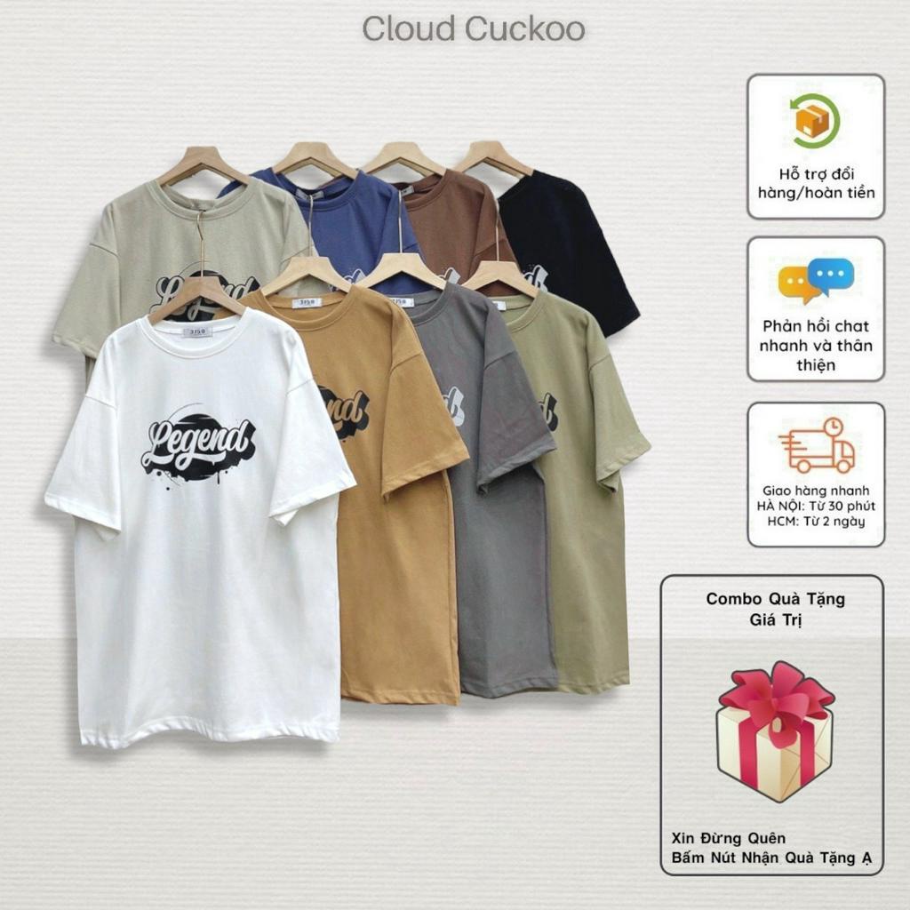 Áo Thun Nam/Nữ In Chữ Legend Chất Cotton Mềm Phom Áo Rộng - Mã Số: 20702